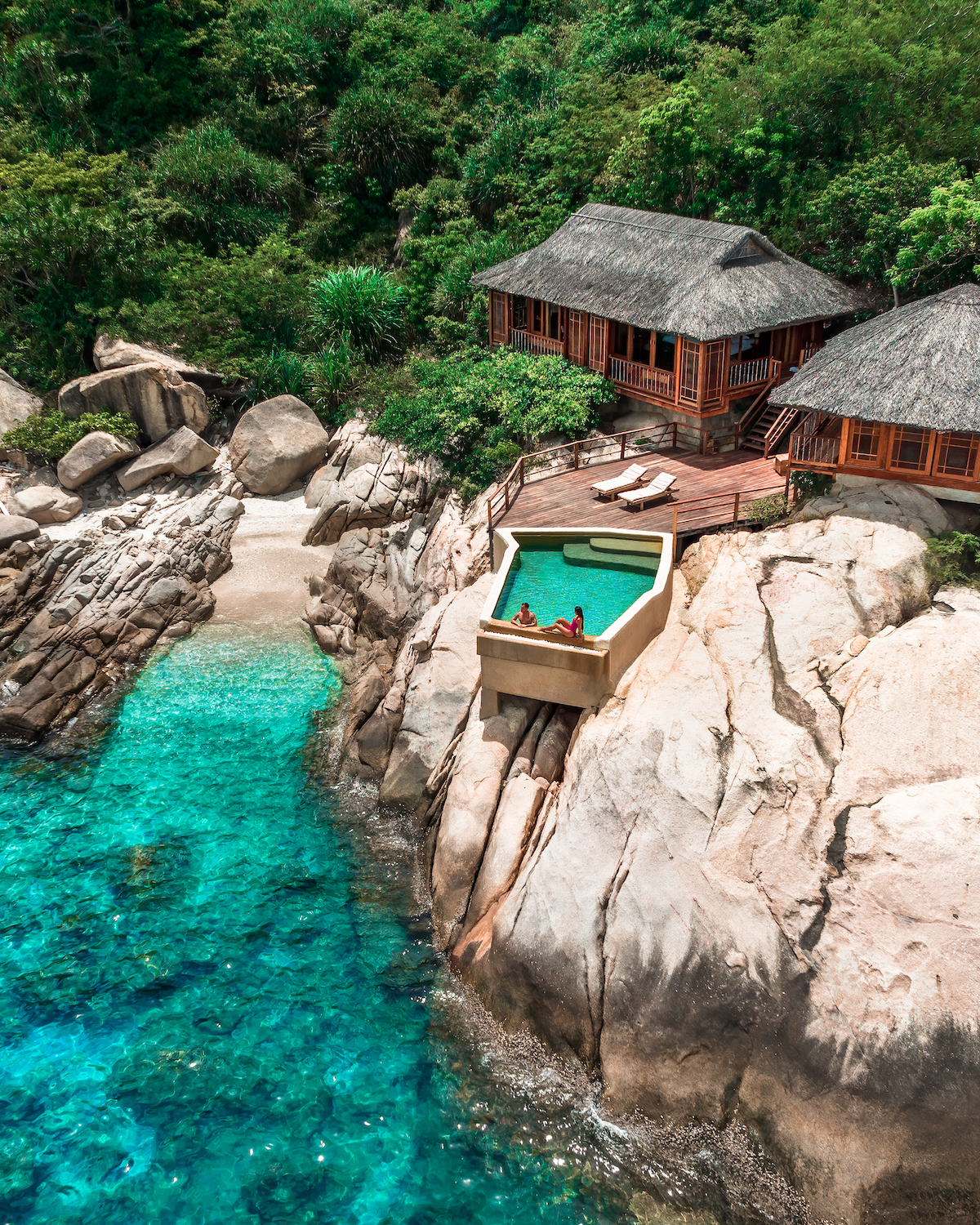 Góc view phải gọi là sang chảnh “hết nước chấm” của Six Senses Ninh Van Bay